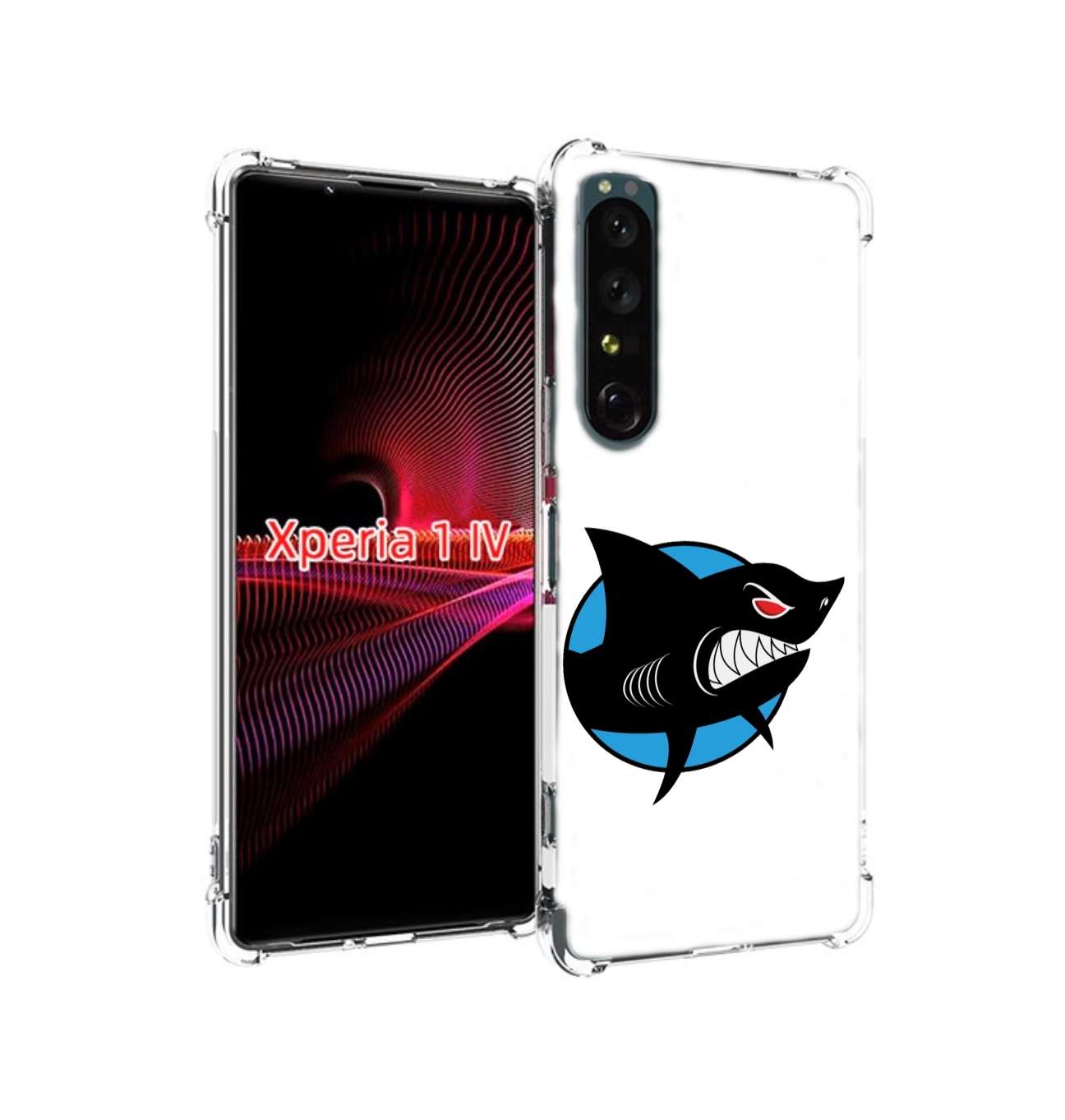 

Чехол накладка MyPads Злая-акула для Sony Xperia 1 IV, Прозрачный, Tocco