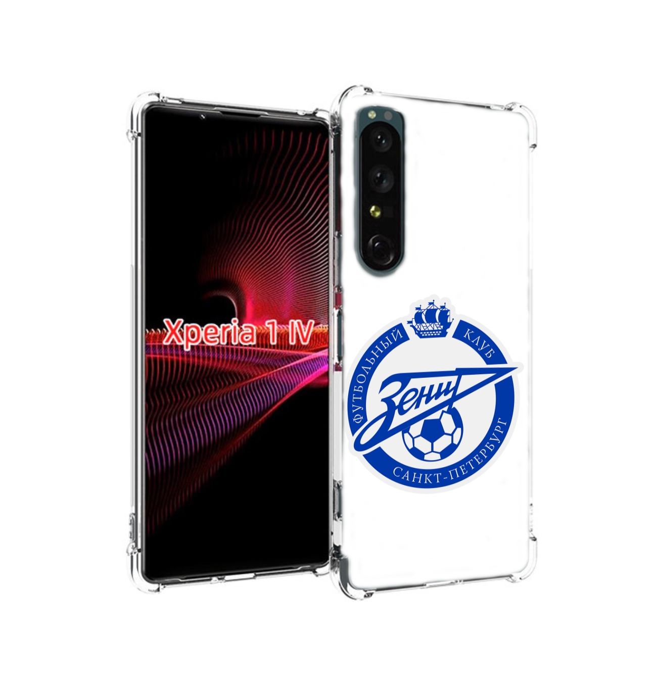 

Чехол накладка MyPads Зенит-фк для Sony Xperia 1 IV, Прозрачный, Tocco