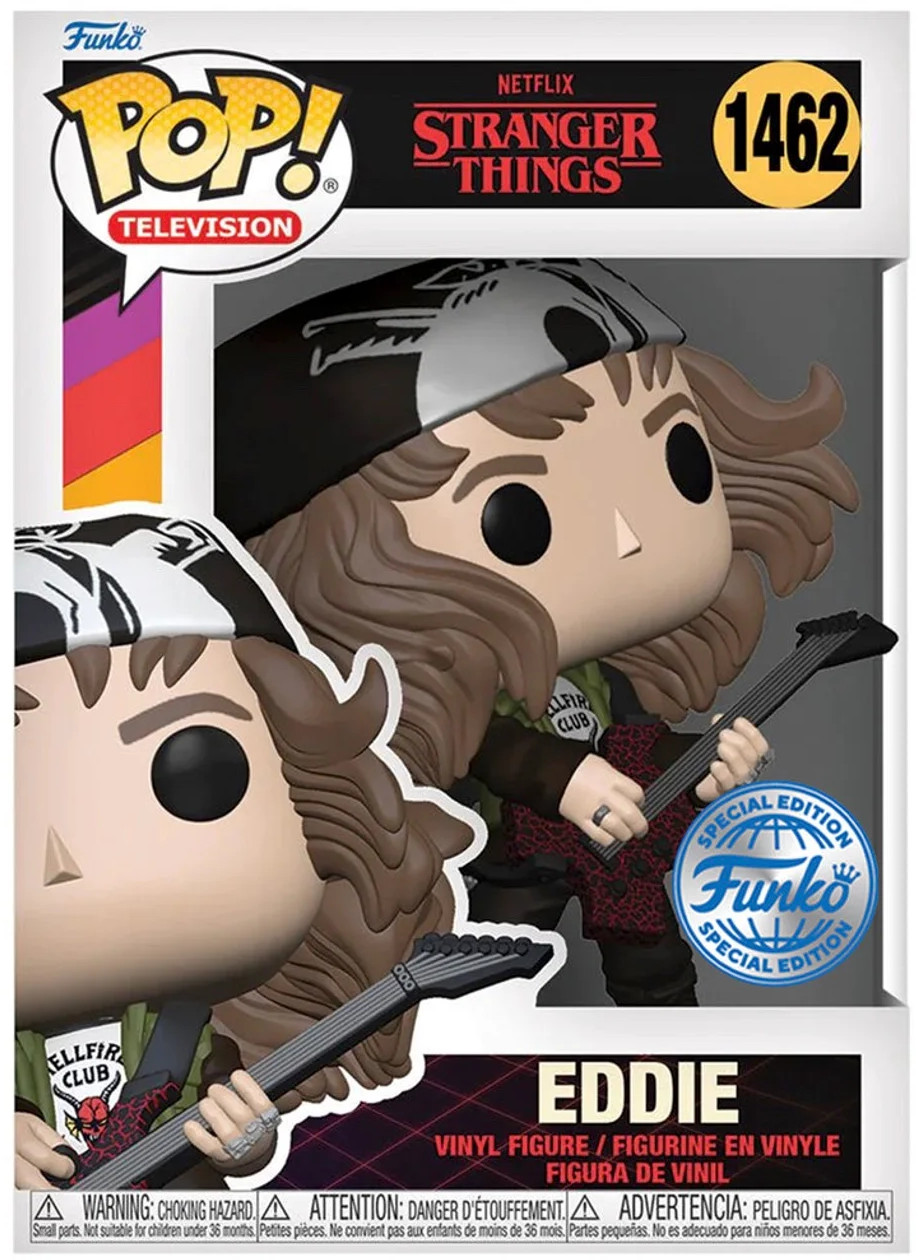 

Фигурка Funko POP! TV Stranger Things S4 Hunter Eddie with Guitar MT Exc 76101