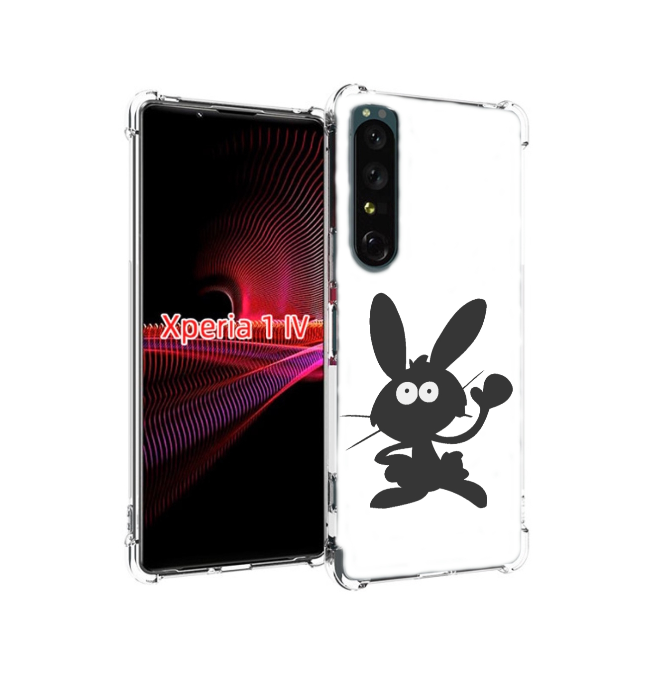 

Чехол накладка MyPads Заяц для Sony Xperia 1 IV, Прозрачный, Tocco