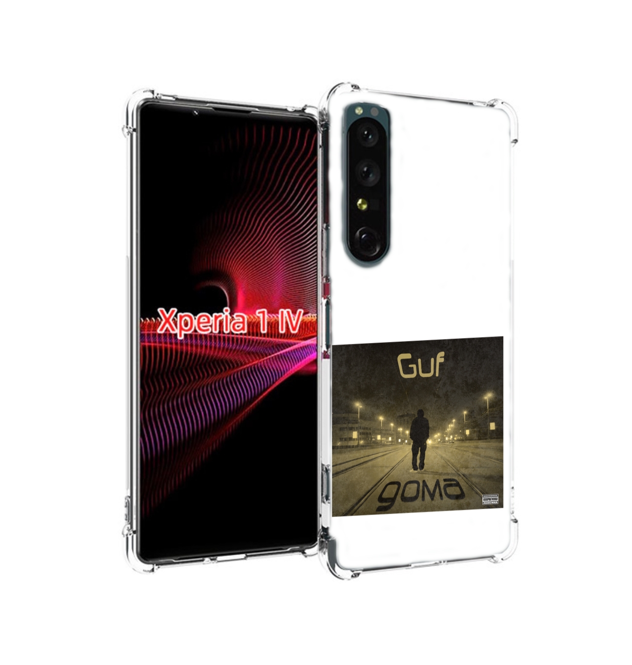 

Чехол накладка MyPads Дома Guf для Sony Xperia 1 IV, Прозрачный, Tocco