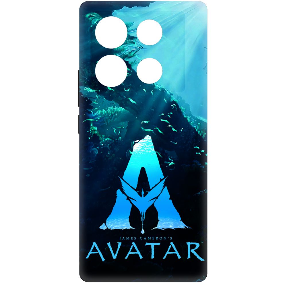 

Чехол-накладка Krutoff Soft Case Аватар - Цветное лого для INFINIX Note 40 черный