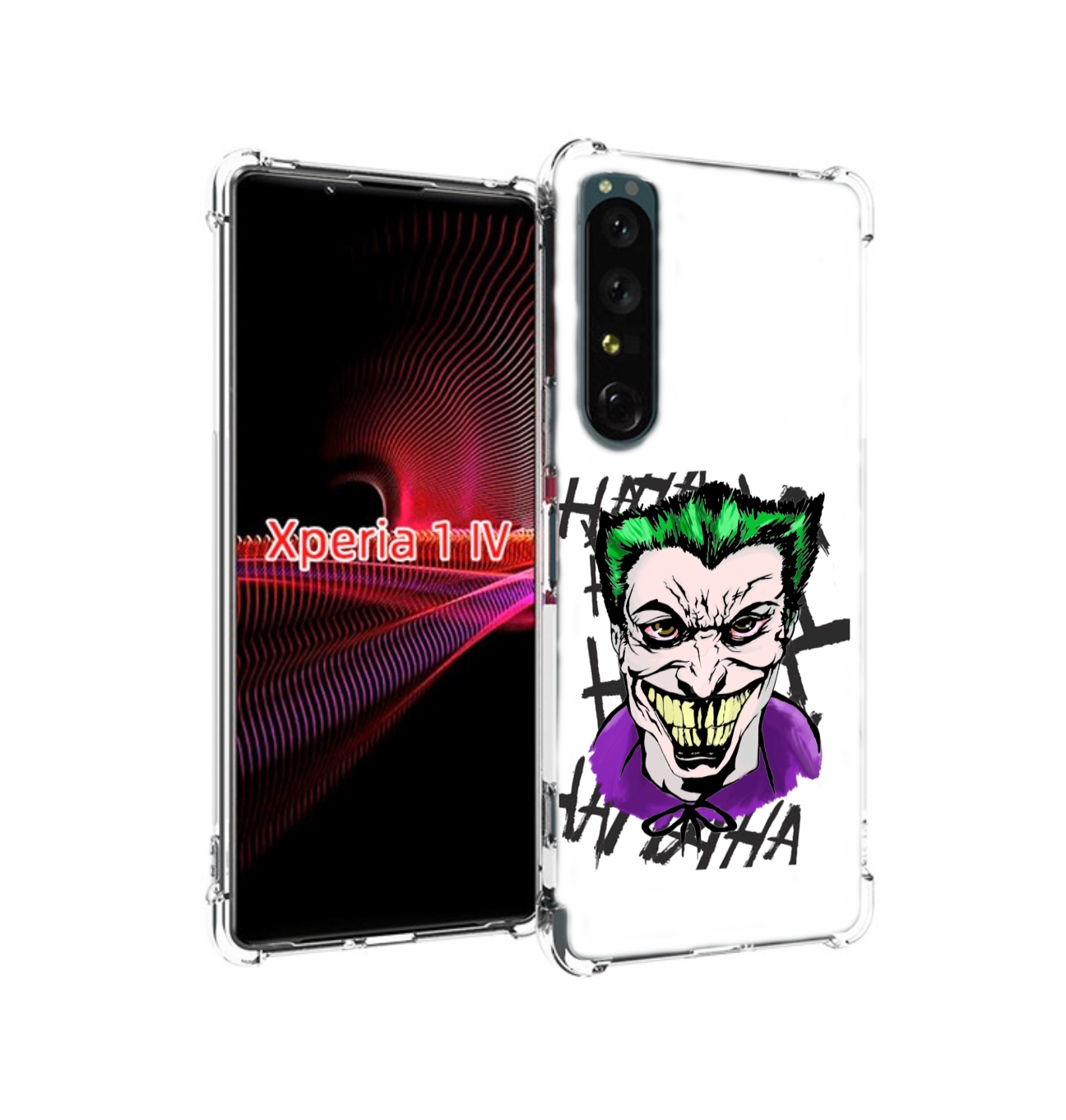 

Чехол накладка MyPads Джокер-крейзи для Sony Xperia 1 IV, Прозрачный, Tocco