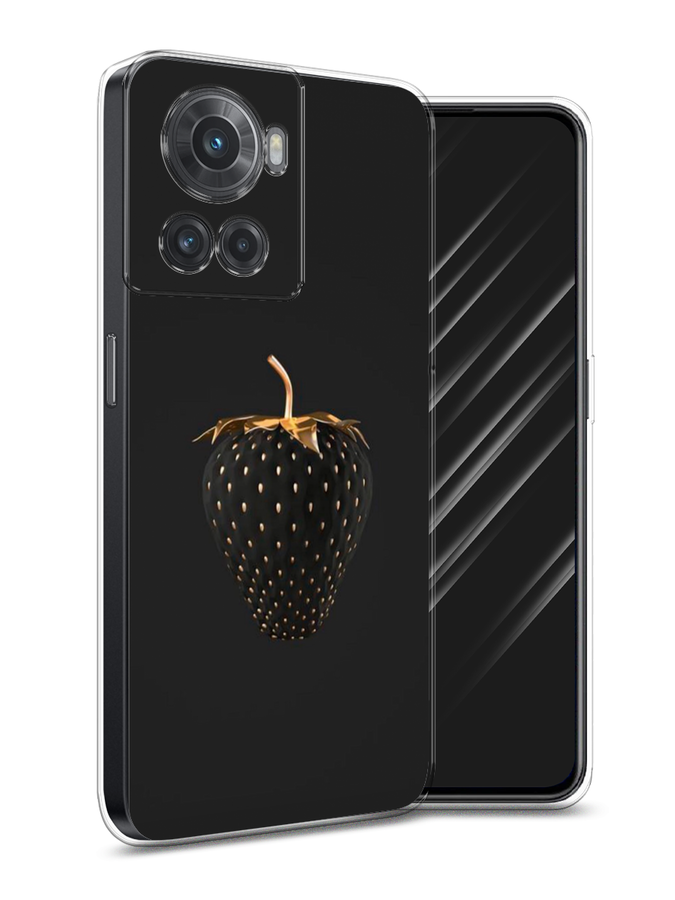 

Чехол Awog на OnePlus Ace / ВанПлас Ace "Черно-золотая клубника", Разноцветный, 153050-10