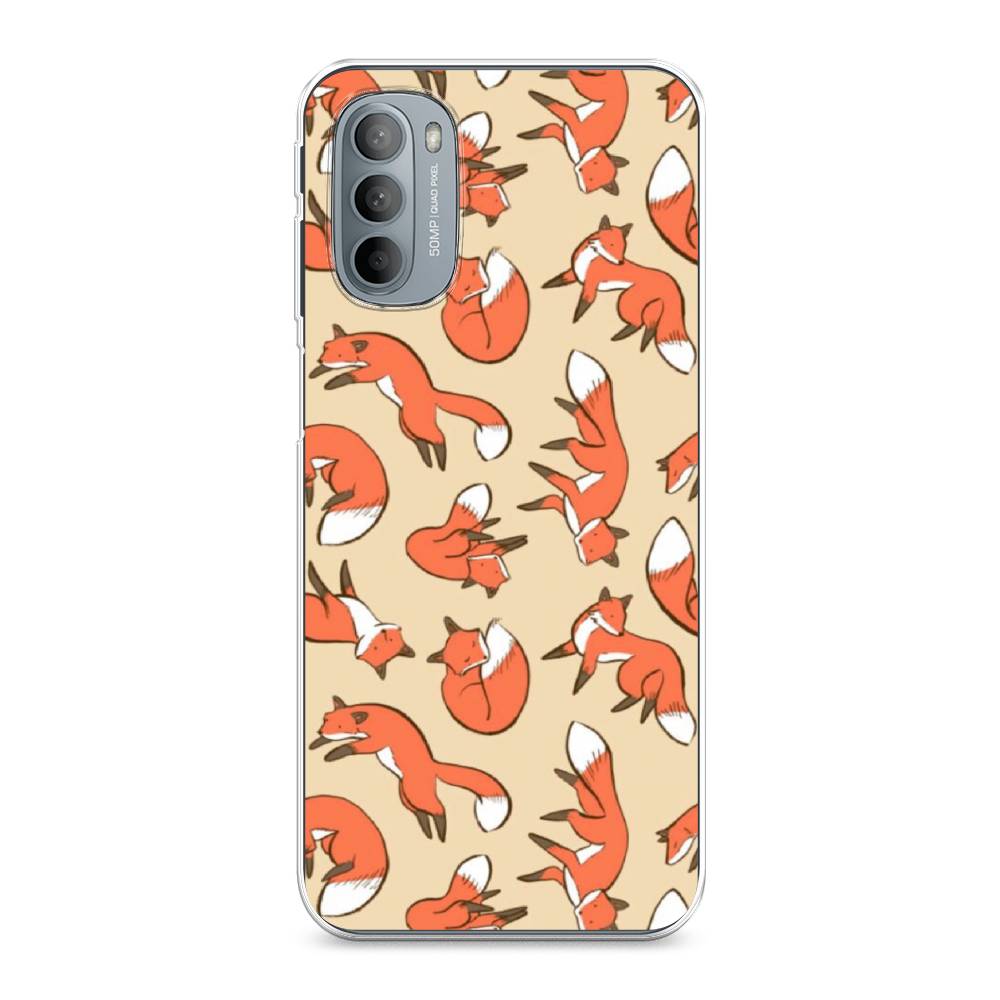 

Чехол Awog на Motorola Moto G31/G41 "Лисички фон", Разноцветный, 241850-3
