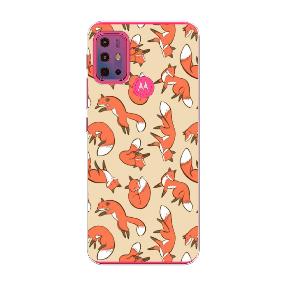 

Чехол Awog на Lenovo K13 Note/Motorola Moto G10/G20/G30 "Лисички фон", Разноцветный, 242250-3