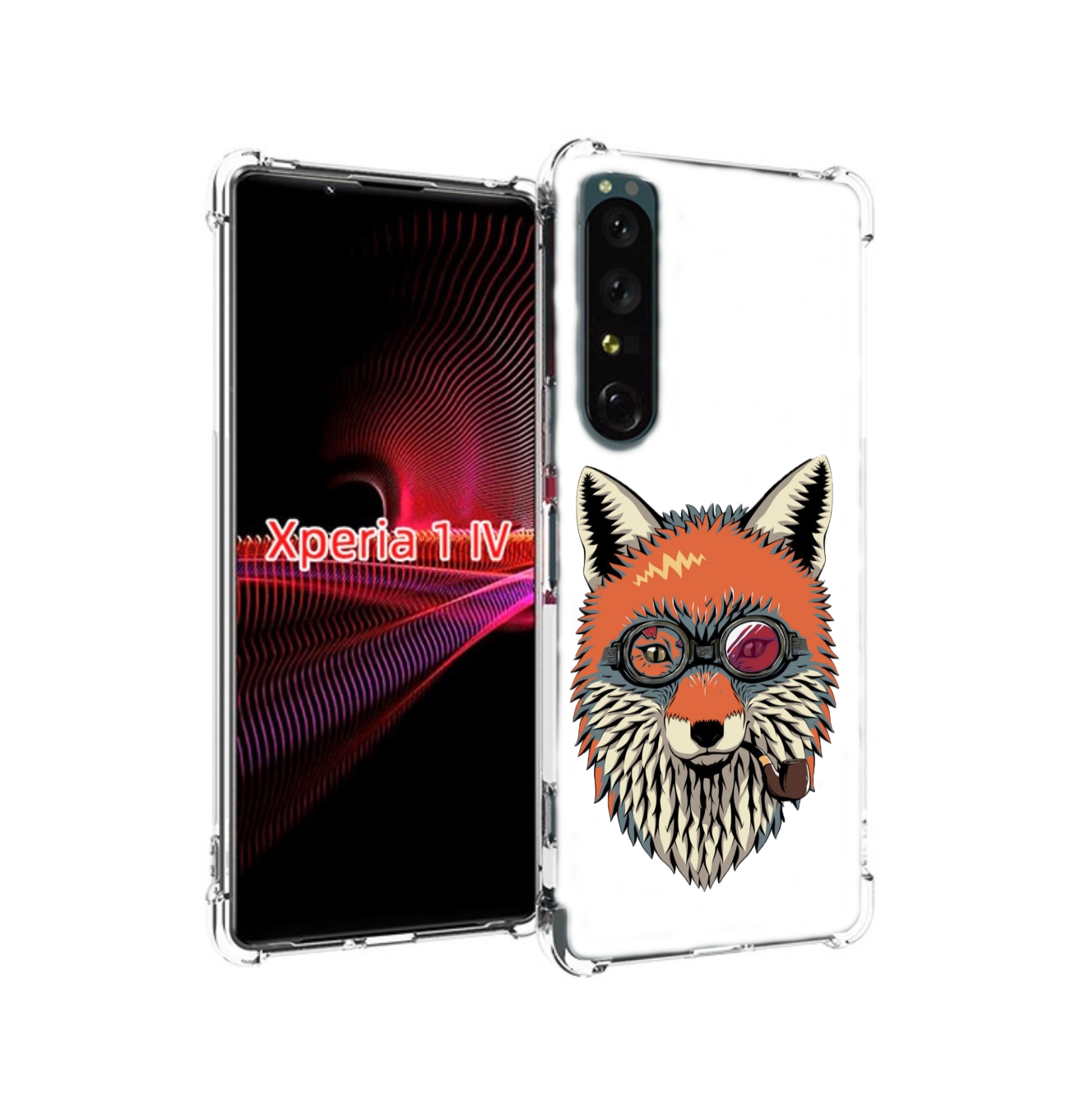 

Чехол накладка MyPads Деловой лис для Sony Xperia 1 IV, Прозрачный, Tocco