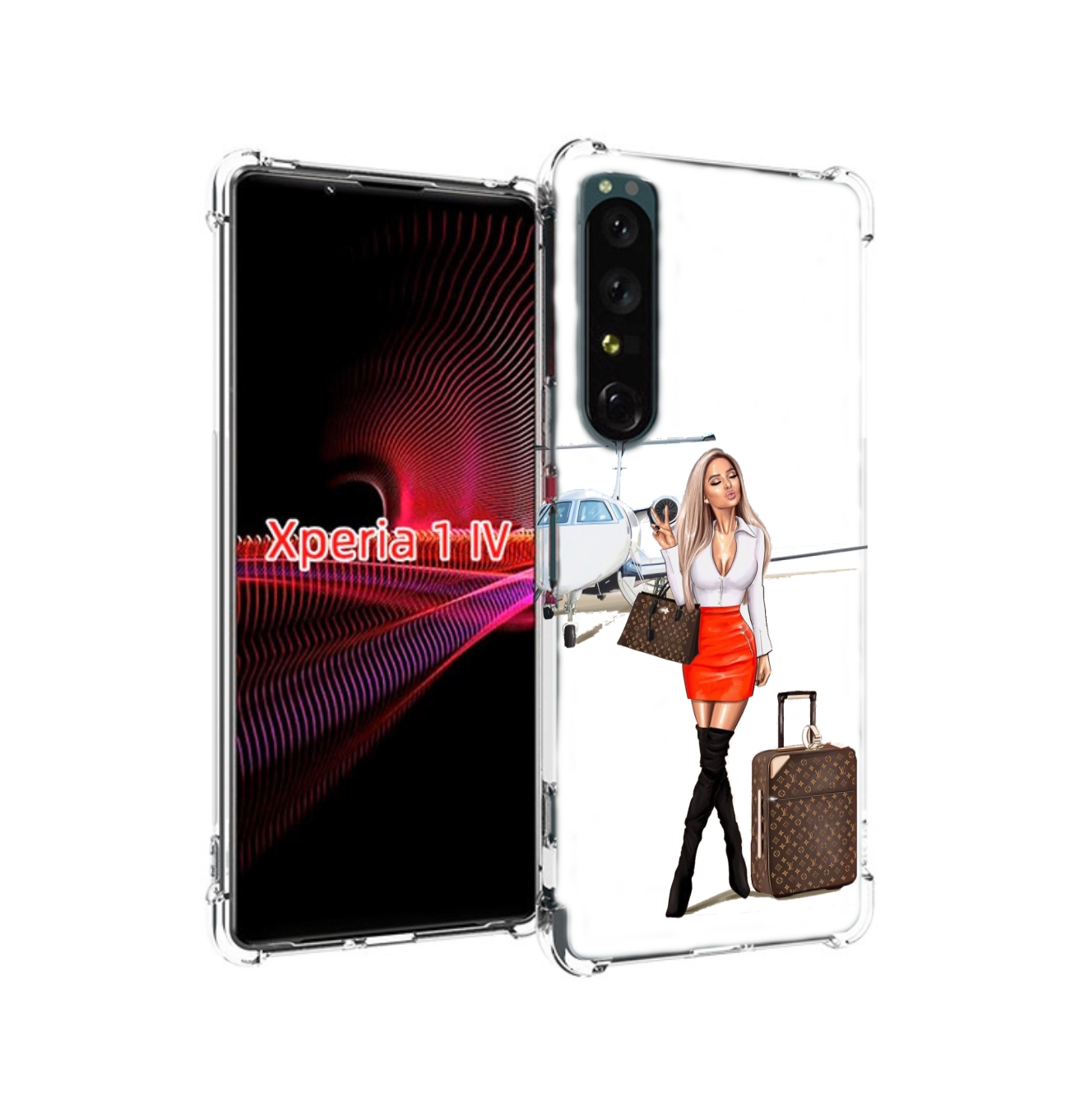 

Чехол накладка MyPads Деловая-девушка женский для Sony Xperia 1 IV, Прозрачный, Tocco