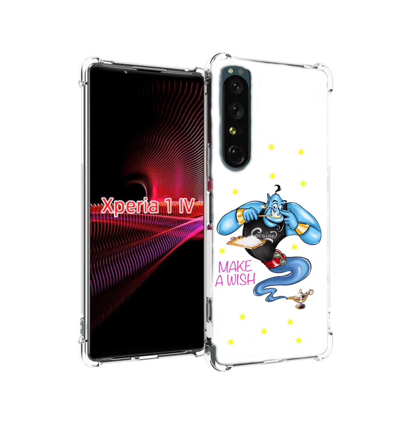 

Чехол накладка MyPads Делай-магию для Sony Xperia 1 IV, Прозрачный, Tocco