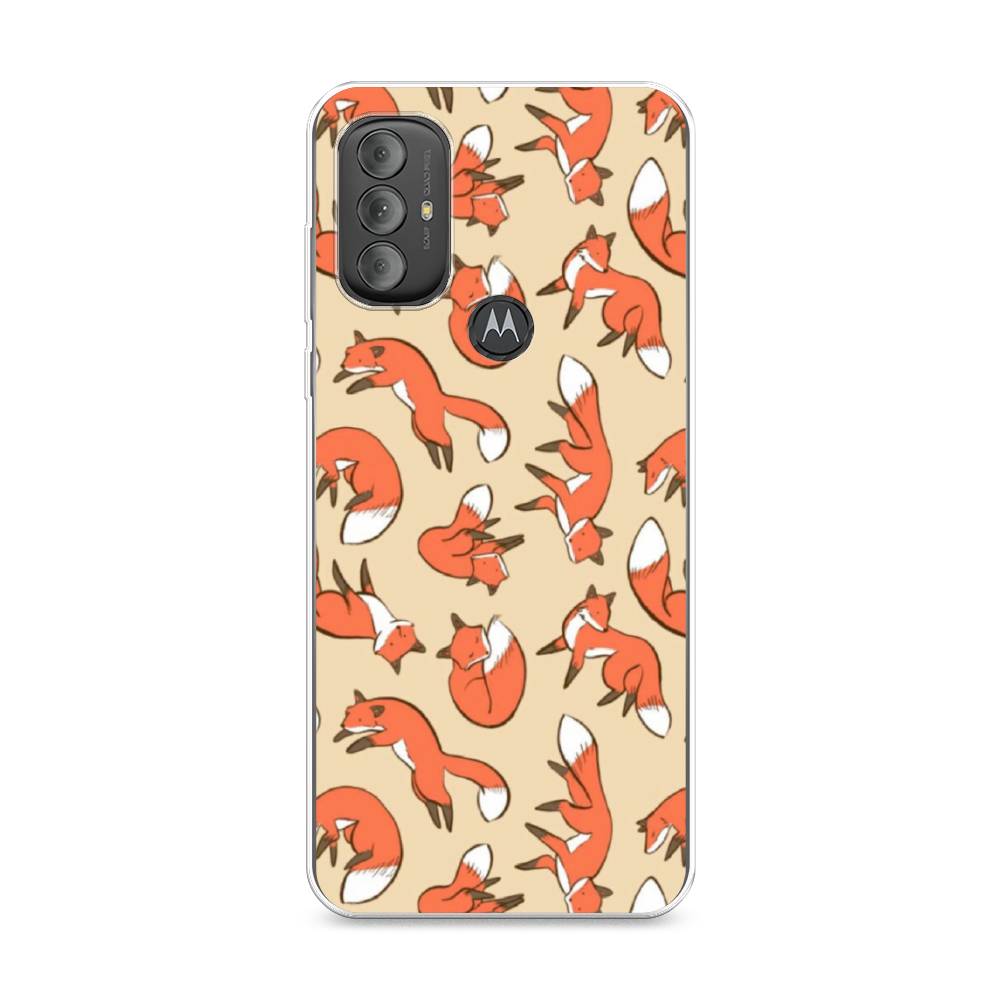 

Чехол Awog на Motorola Moto G Power 2022 "Лисички фон", Разноцветный, 242850-3