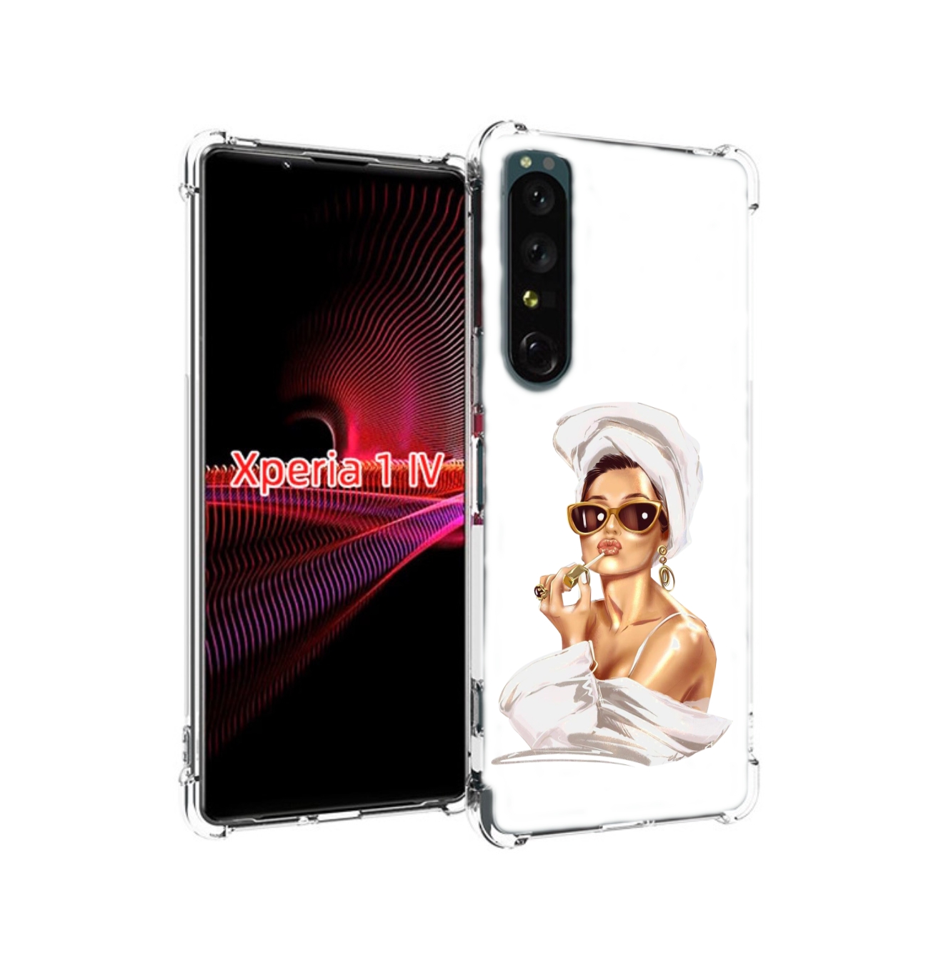 

Чехол накладка MyPads Девушка-утром женский для Sony Xperia 1 IV, Прозрачный, Tocco