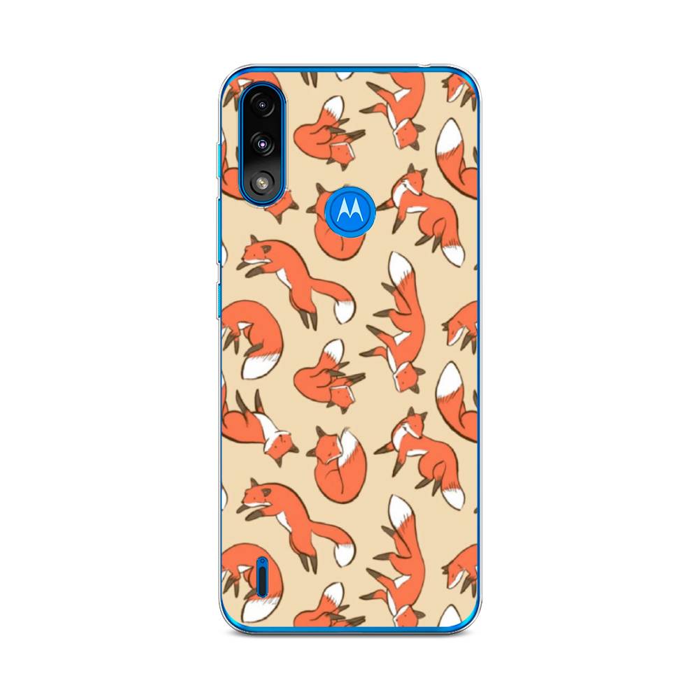 

Чехол Awog на Lenovo K13/Motorola Moto E7 Power "Лисички фон", Разноцветный, 242450-3