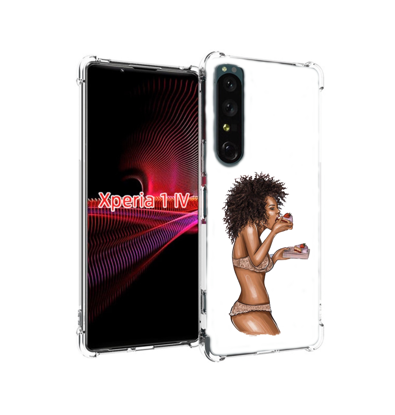 

Чехол накладка MyPads Девушка-с-пирожными женский для Sony Xperia ..., Прозрачный, Tocco