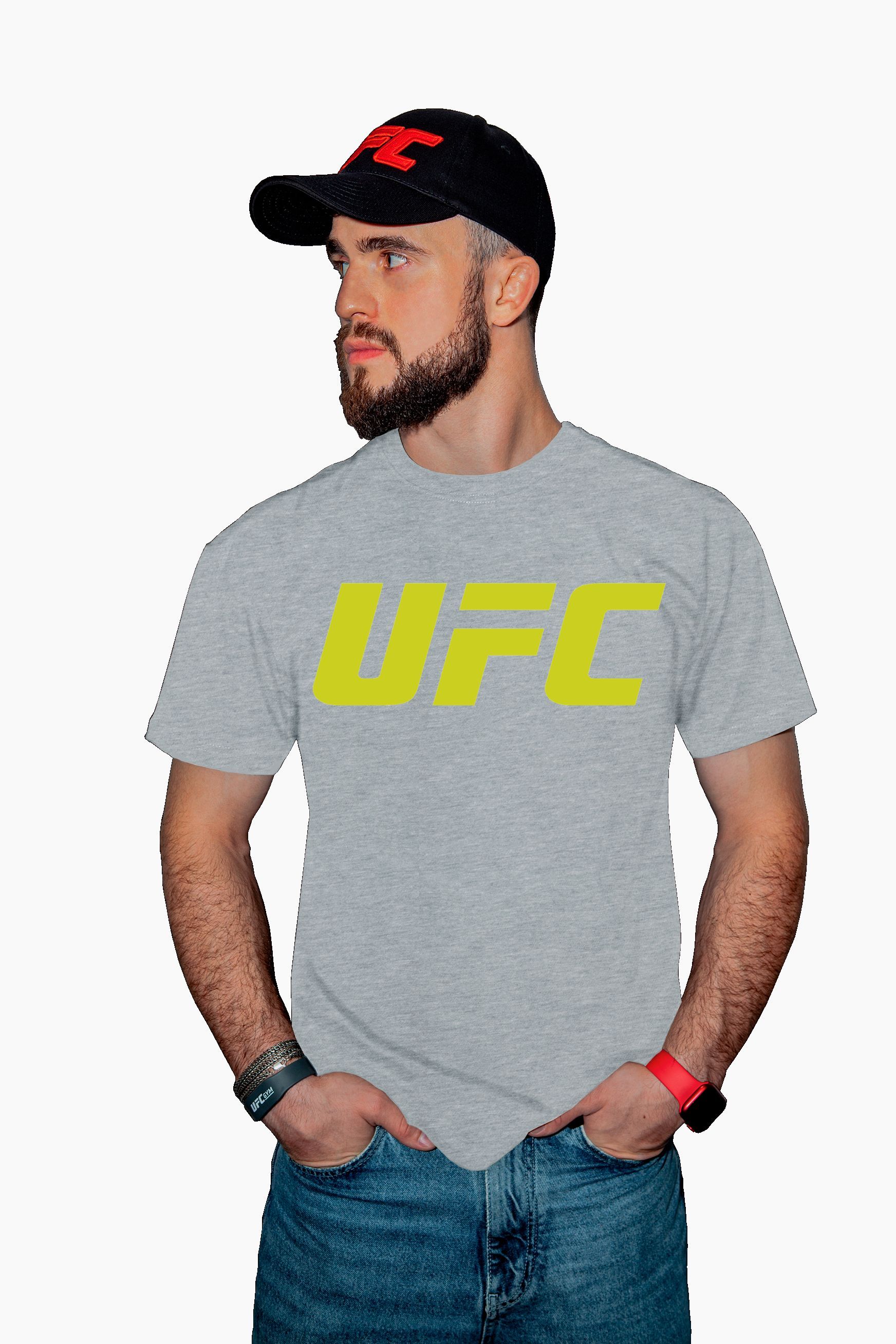 

Футболка мужская UFC UFCTSGR001033P серая S, Серый, UFCTSGR001033P