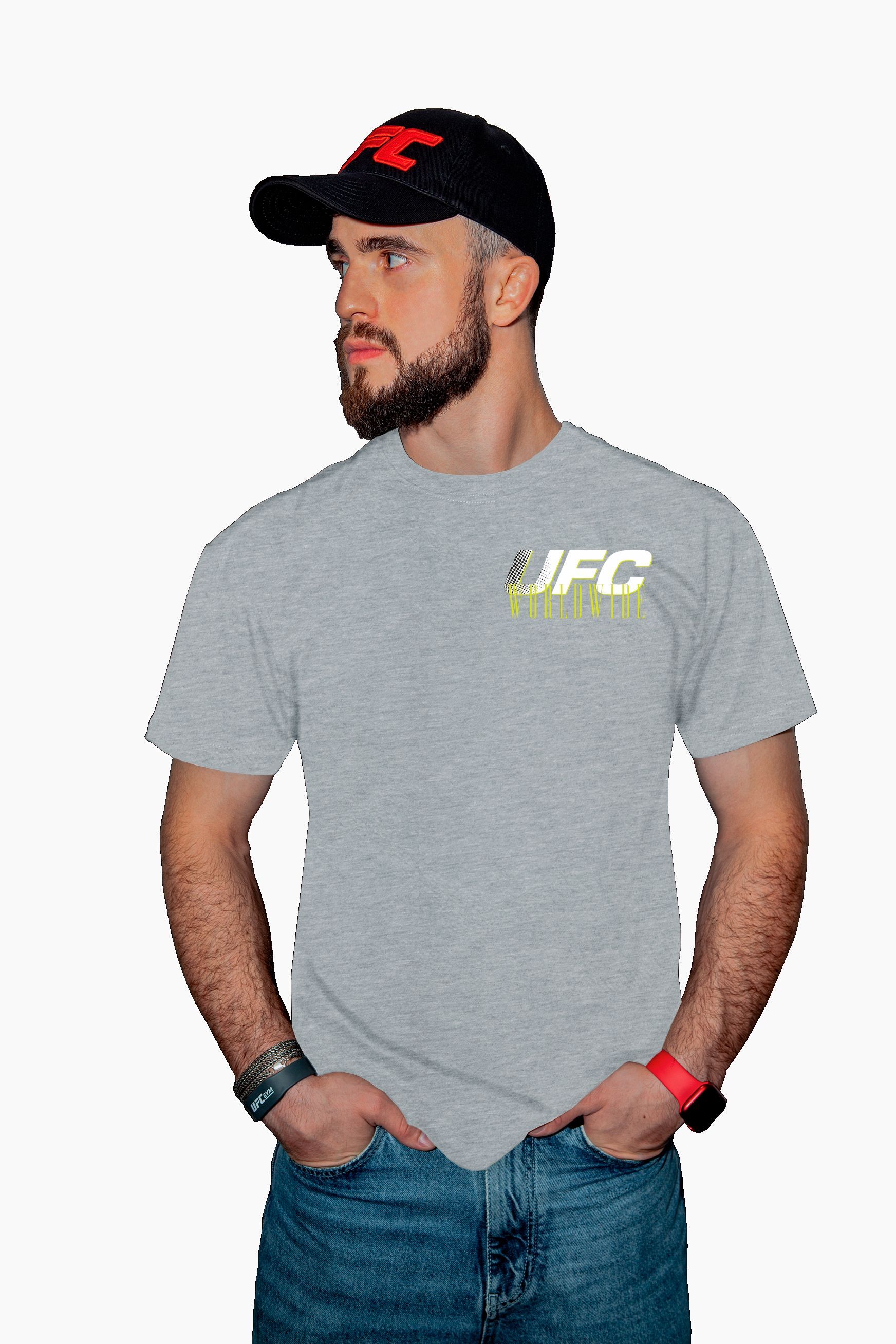 

Футболка мужская UFC UFCTSGR001031P серая XL, Серый, UFCTSGR001031P