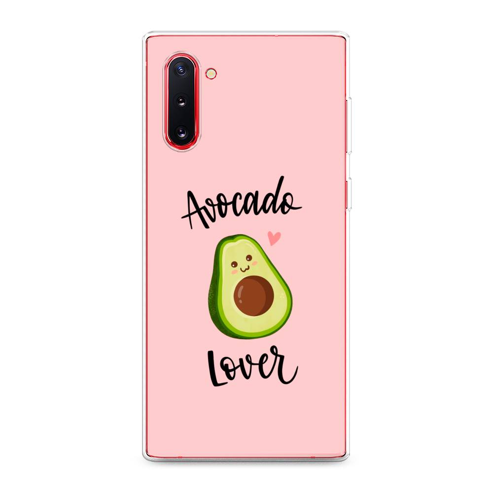 

Чехол на Samsung Galaxy Note 10 "Avocado lover", Розовый;зеленый, 28650-6