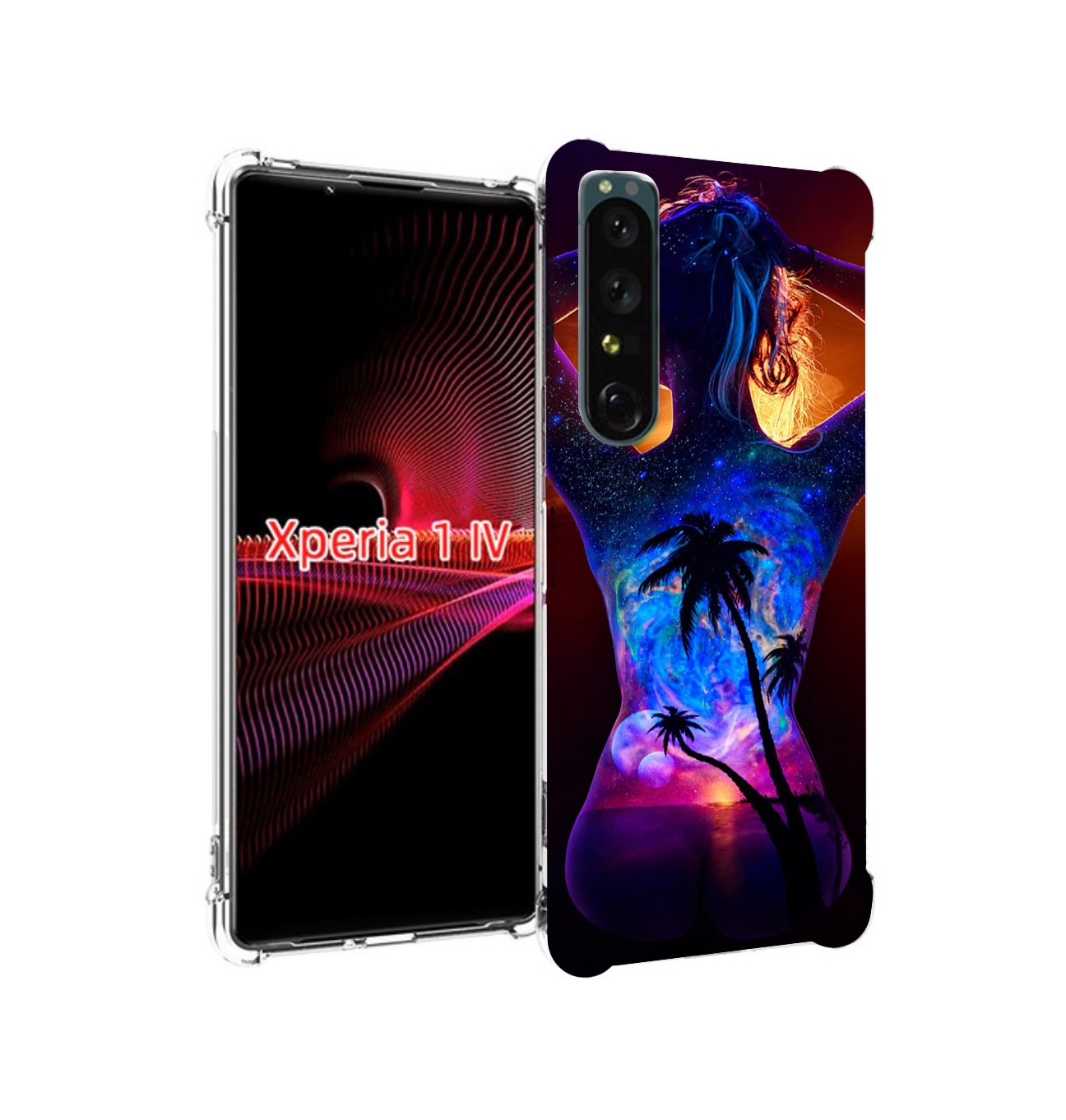 

Чехол накладка MyPads Девушка-и-пальмы женский для Sony Xperia 1 IV, Прозрачный, Tocco