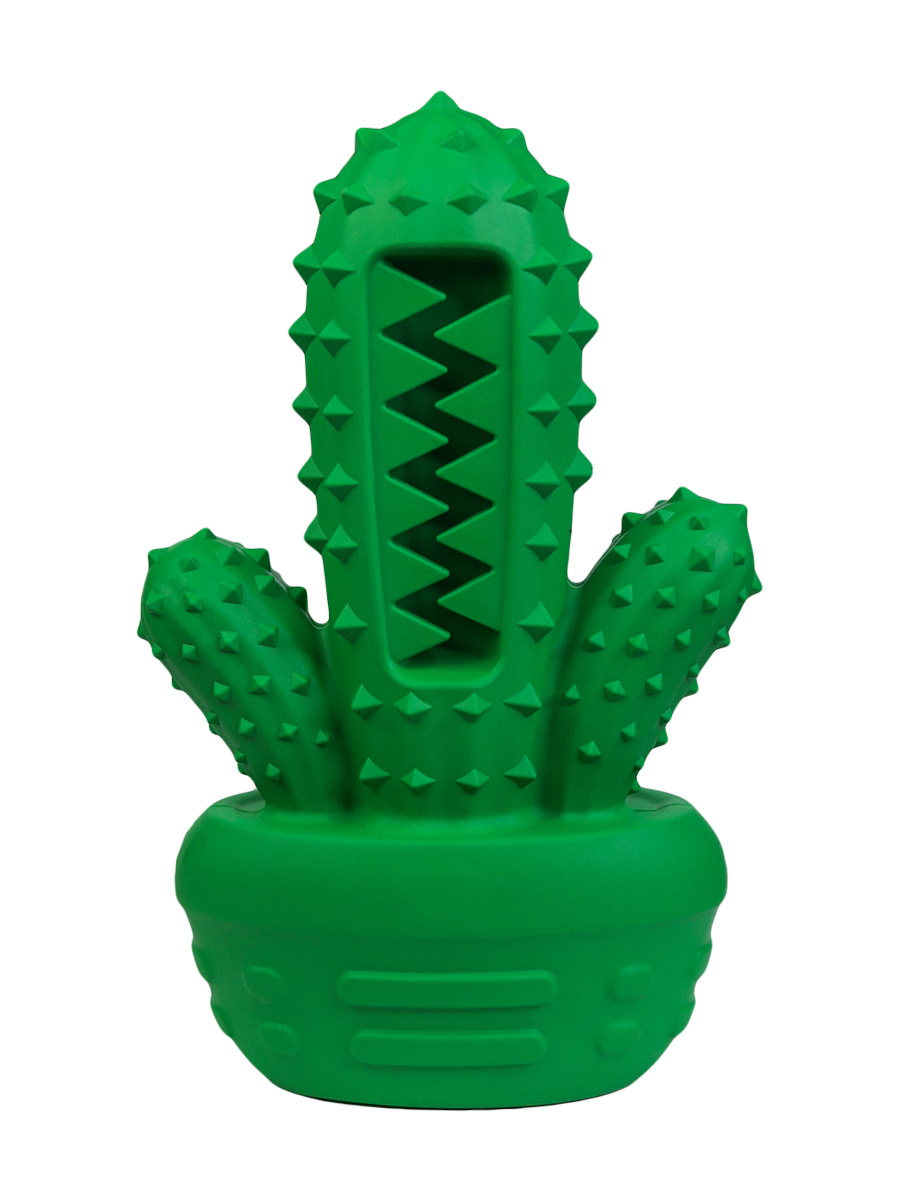 Игрушка для собак Не Один Дома Кактус, зеленый, 15 х 10 х 5 см