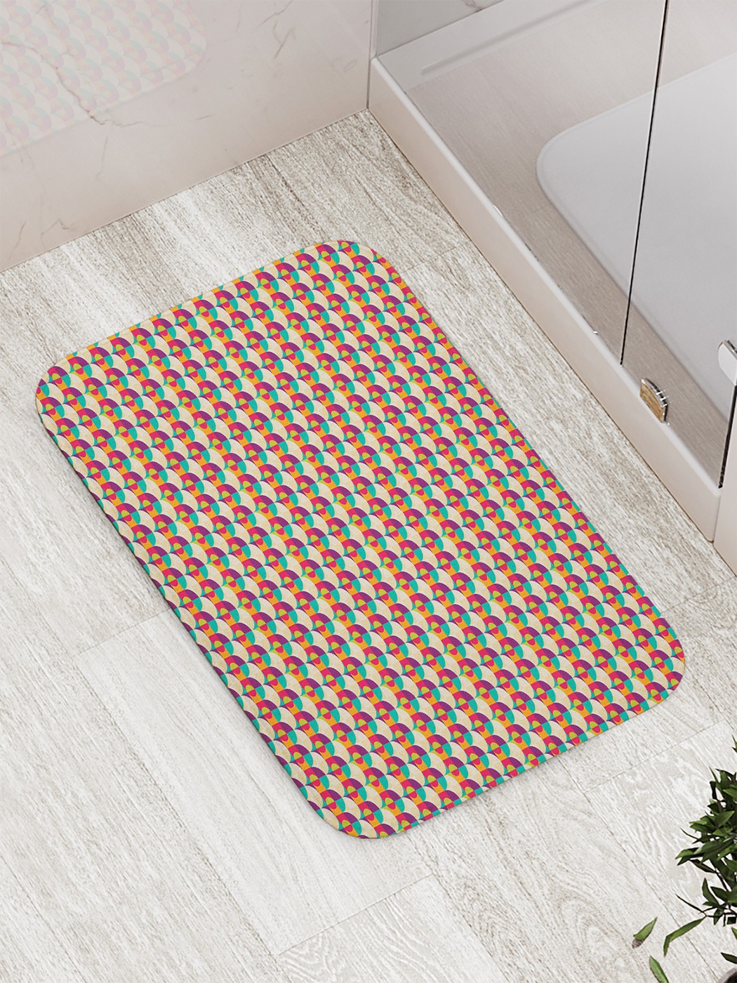 

Коврик противоскользящий для ванной, сауны, бассейна, 77х52 см bath_81290 JoyArty
