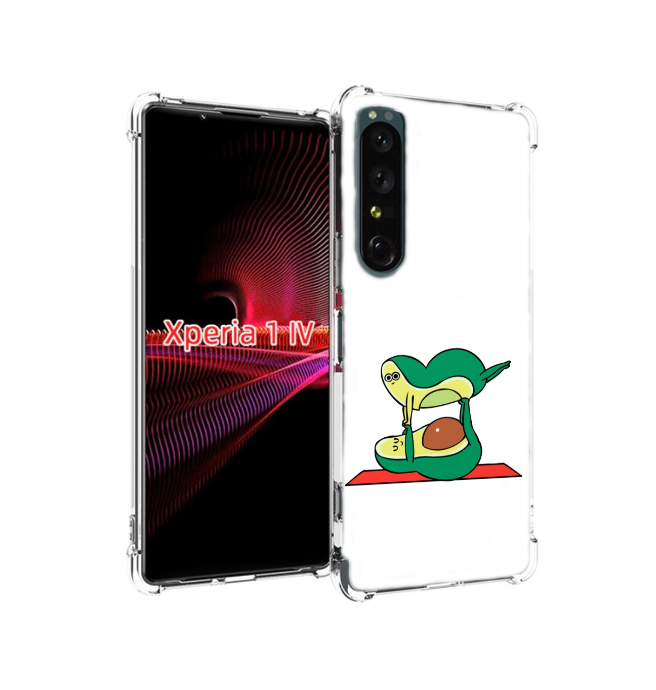 

Чехол накладка MyPads Две-половинки для Sony Xperia 1 IV, Прозрачный, Tocco