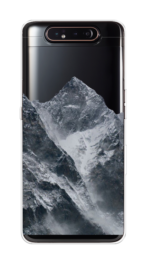 

Чехол на Samsung Galaxy A80 "Горы арт 4", Серый;бежевый, 28350-2