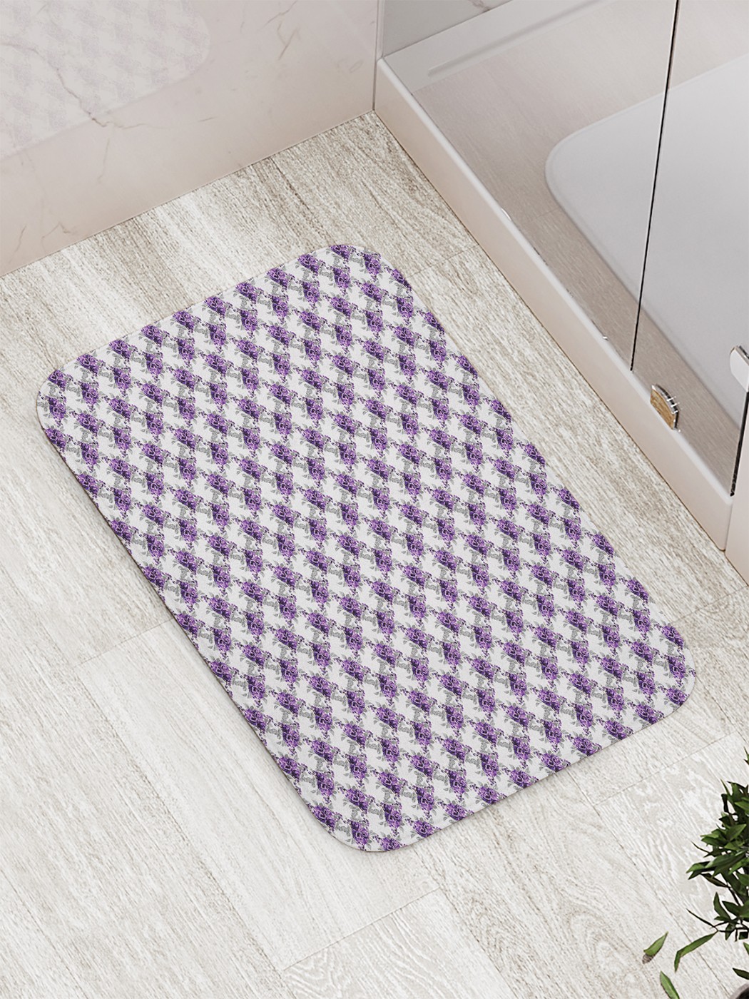 

Коврик противоскользящий для ванной, сауны, бассейна, 77х52 см bath_81208 JoyArty