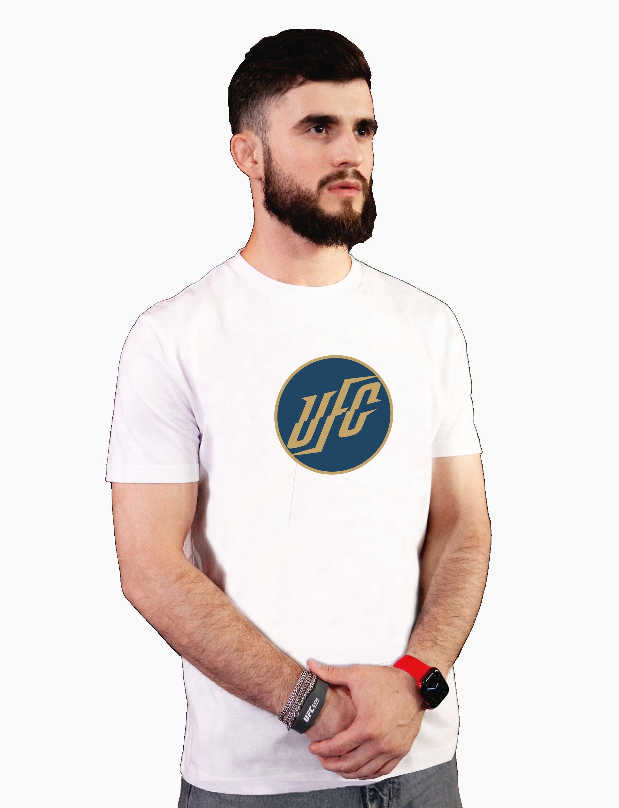 

Футболка мужская UFC UFCTSWH001020P белая L, Белый, UFCTSWH001020P
