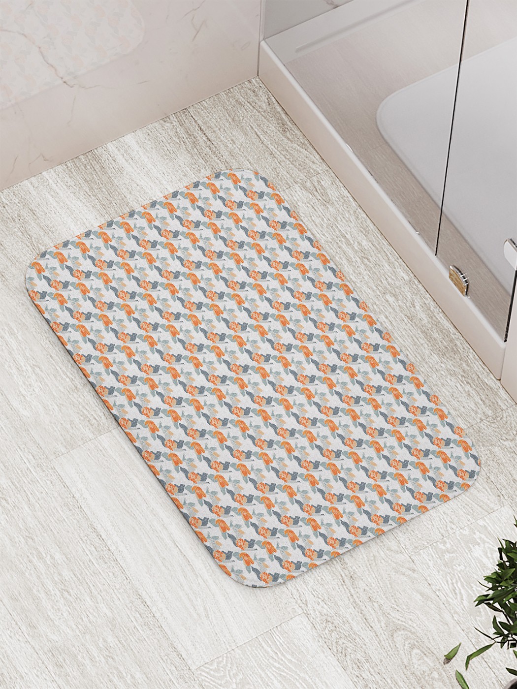 

Коврик противоскользящий для ванной, сауны, бассейна, 77х52 см bath_81155 JoyArty