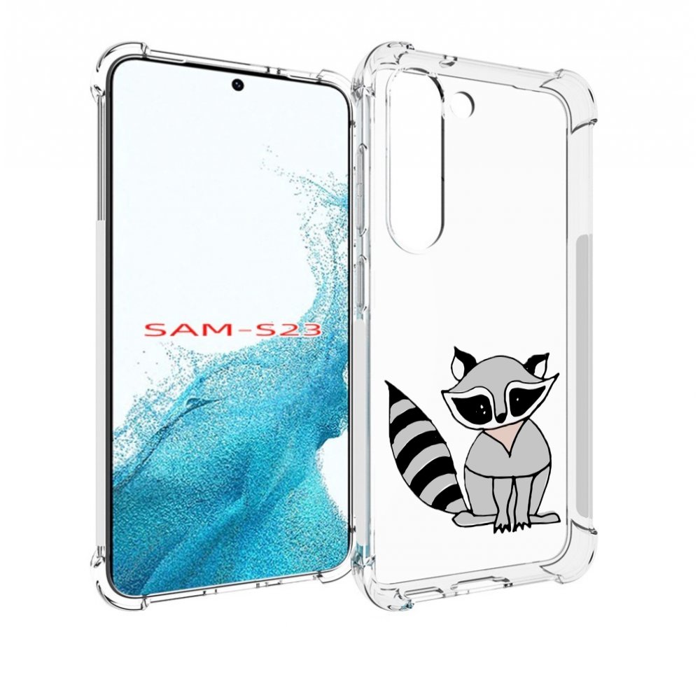 

Чехол MyPads Енотик для Samsung Galaxy S23, Прозрачный, Tocco
