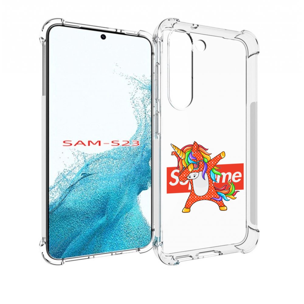 

Чехол MyPads Единорог-суприм для Samsung Galaxy S23, Прозрачный, Tocco