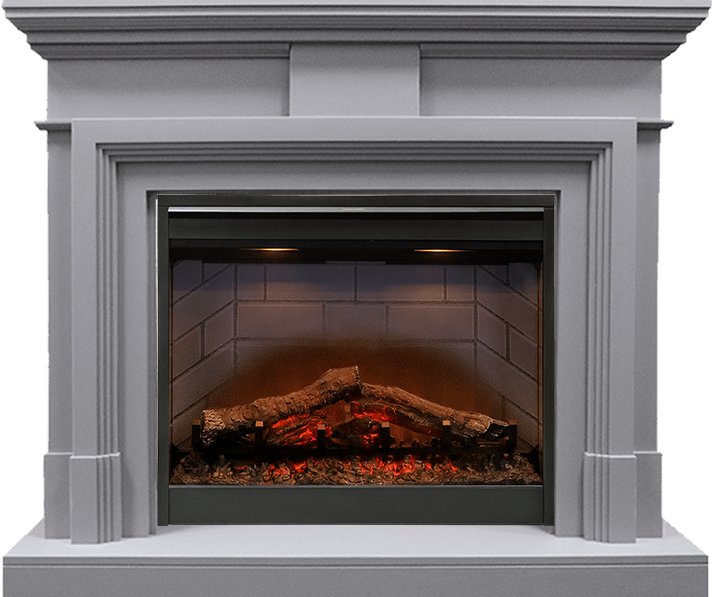 

Каминокомплект Coventry Gray - Серый с очагом Symphony 26'' DF2608-INT
