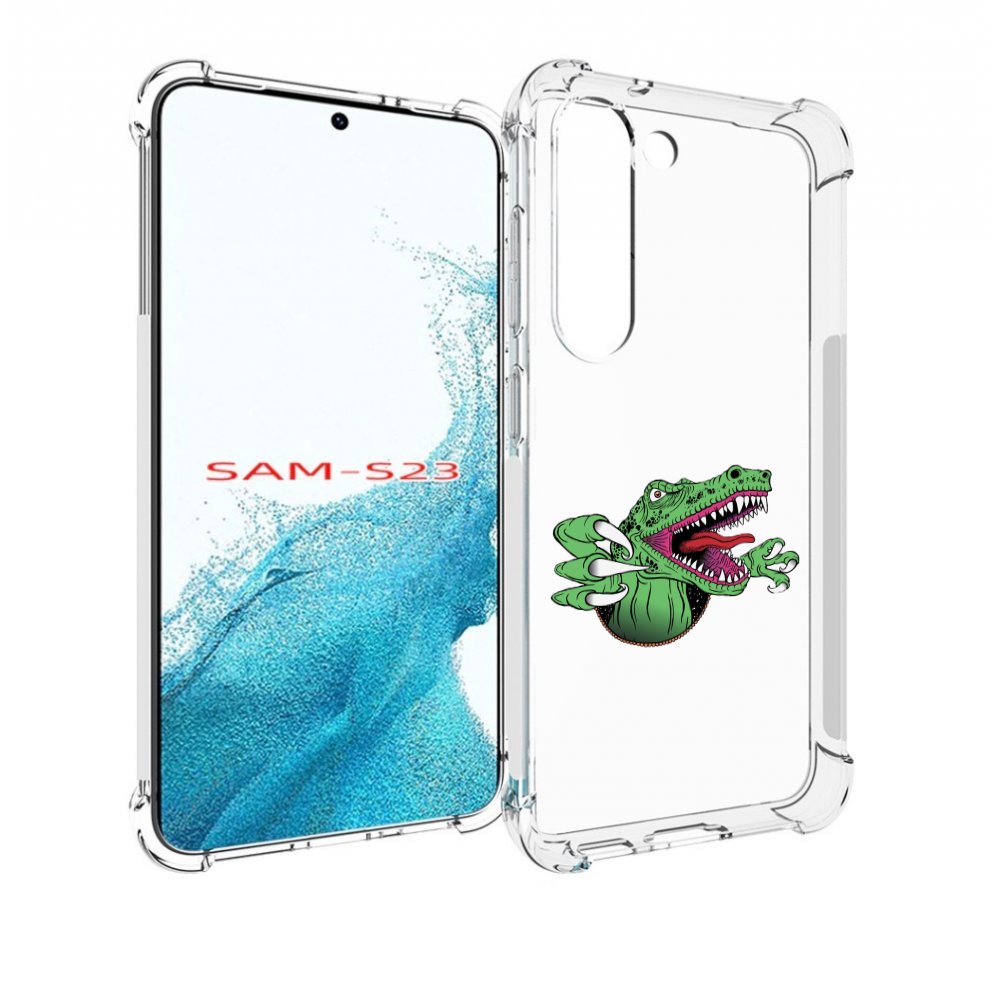 

Чехол MyPads Динозавр для Samsung Galaxy S23, Прозрачный, Tocco