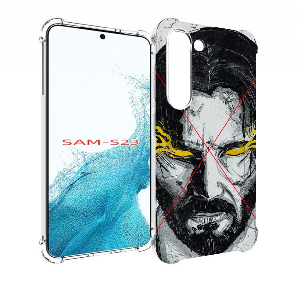 

Чехол MyPads Джон-Уик для Samsung Galaxy S23, Прозрачный, Tocco