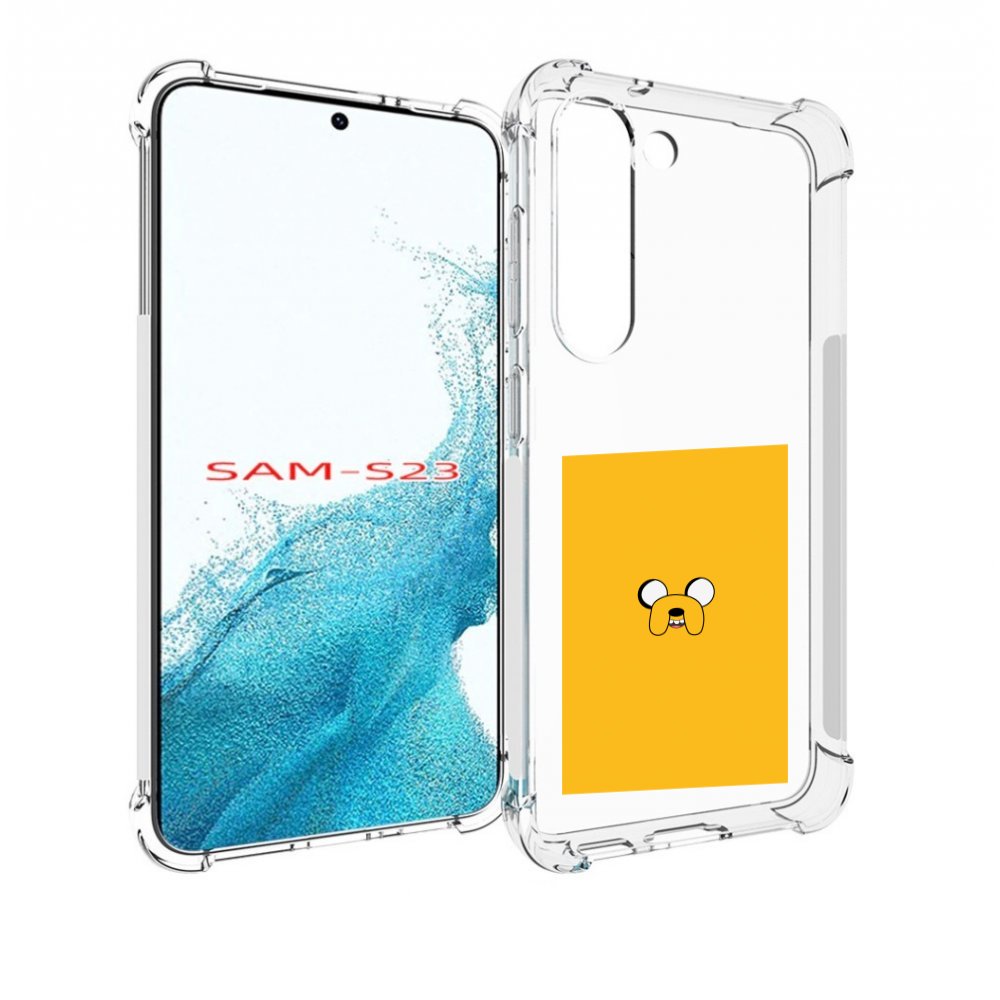 

Чехол MyPads Джейк-время-приключений для Samsung Galaxy S23, Прозрачный, Tocco