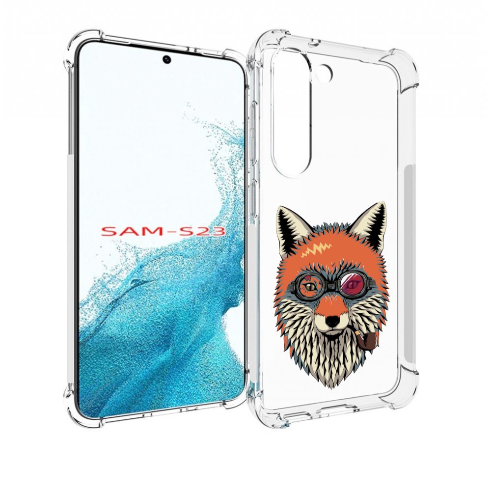 

Чехол MyPads Деловой лис для Samsung Galaxy S23, Прозрачный, Tocco