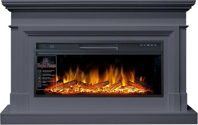 

Каминокомплект Coventry - Серый графит (Ширина 1400 мм) с очагом Vision 42 LOG LED