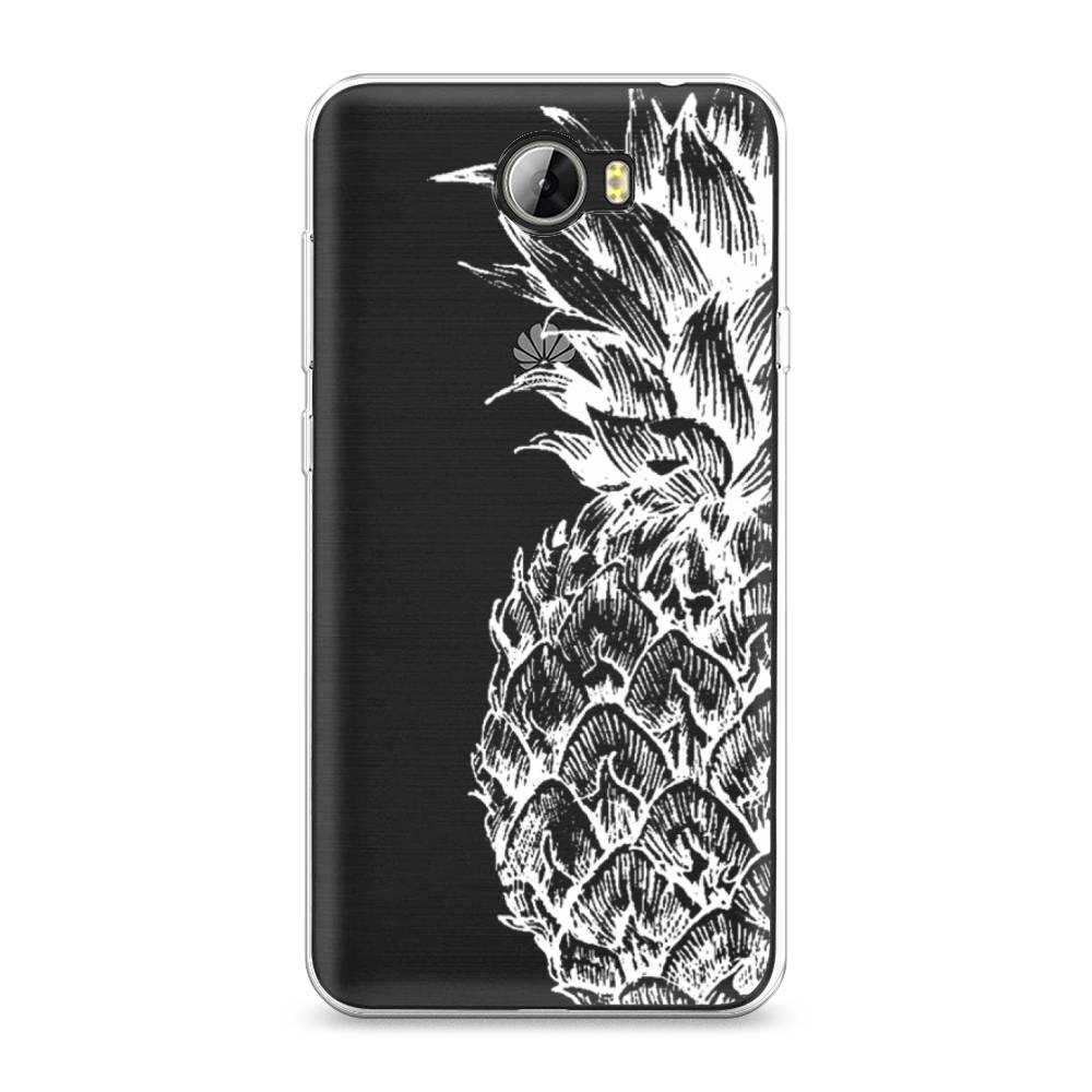 

Чехол Awog на Honor 5A "Ананас графика белая", Белый, 60350-10
