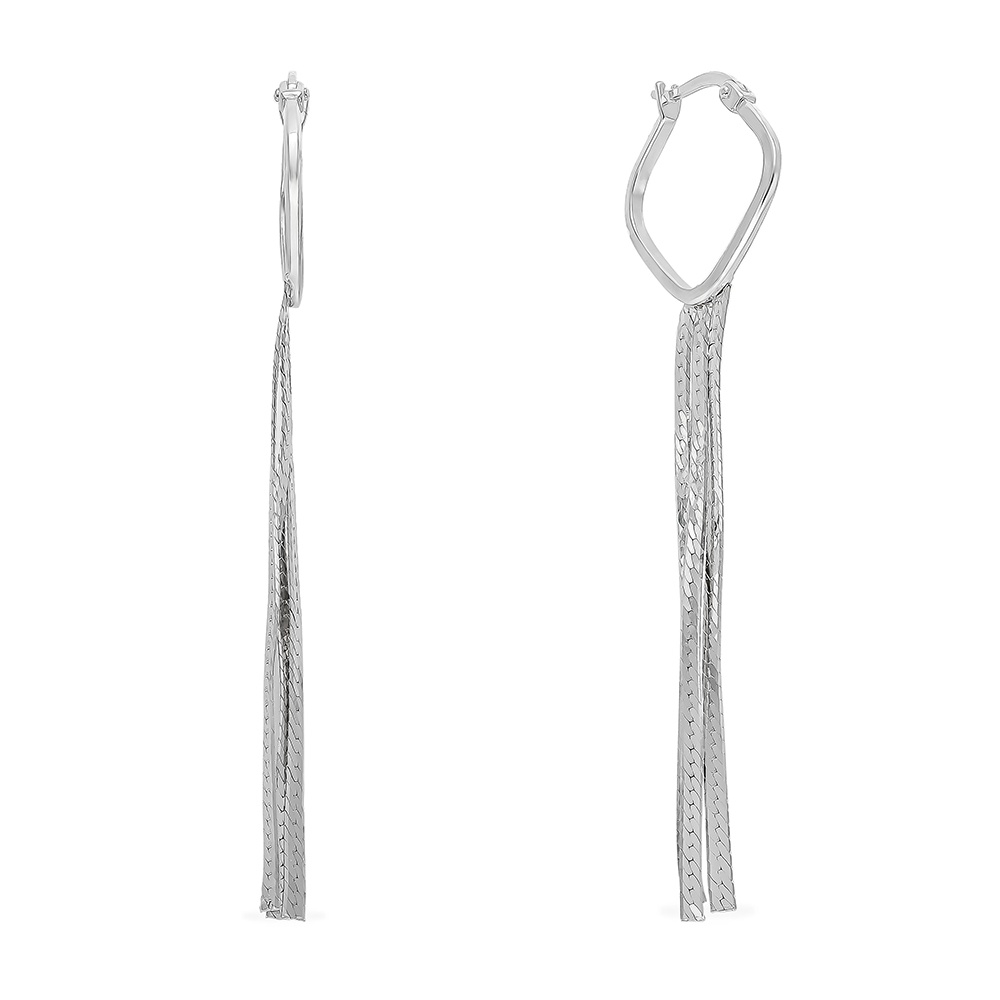 

Серьги из серебра без вставки 585Gold 702009116, 702009116