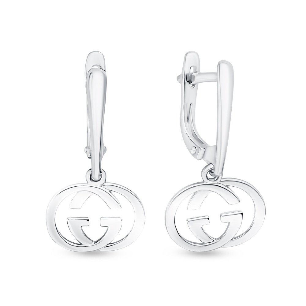 

Серьги из серебра без вставки 585Gold 702009284, 702009284