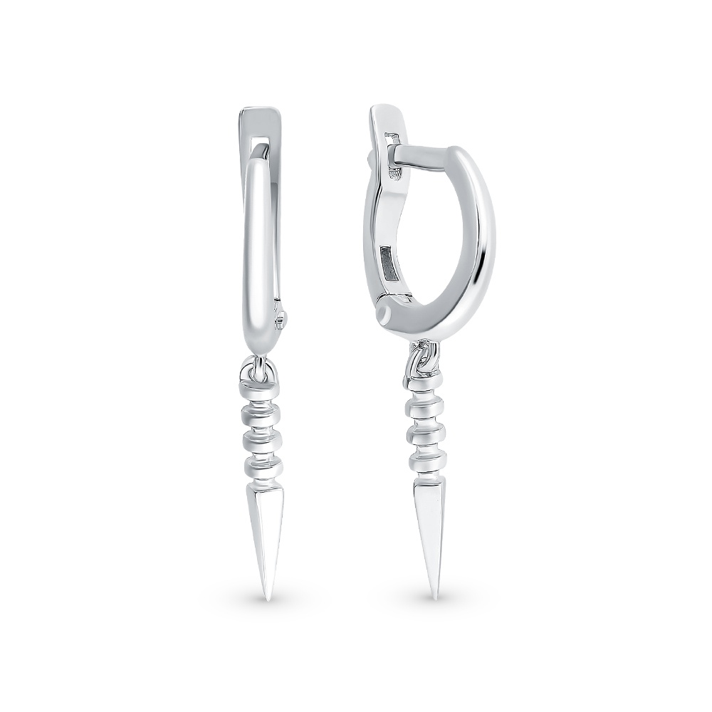 

Серьги из серебра без вставки 585Gold 702009225, 702009225