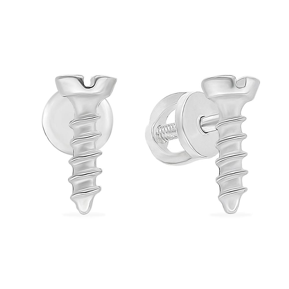 

Серьги из серебра без вставки 585Gold 702009319, 702009319