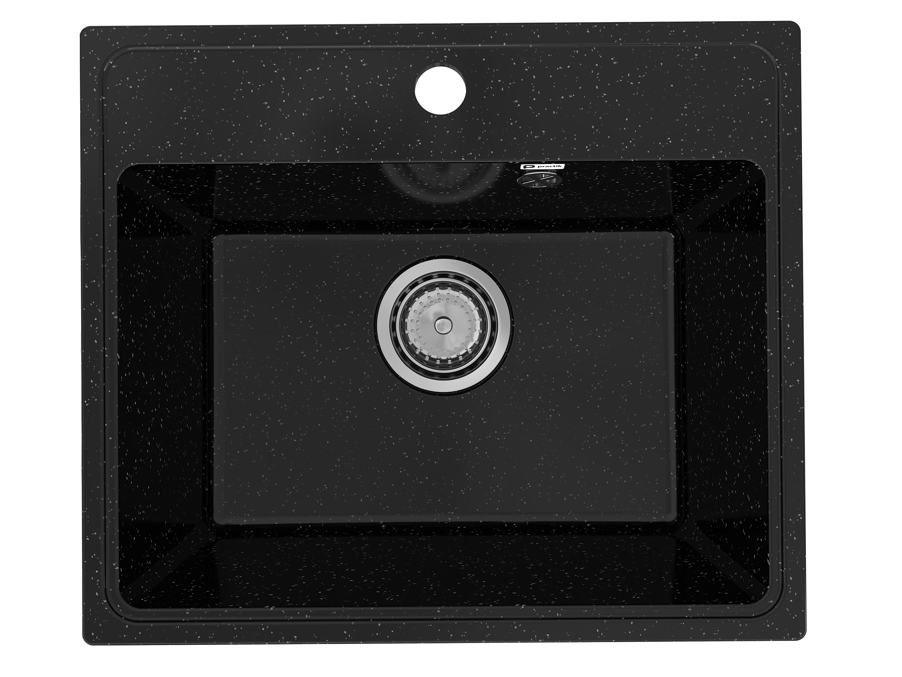 

Мойка Practik PR 490 квадрат 490*420 мм (004) Черный оникс, PR 490 Черный оникс