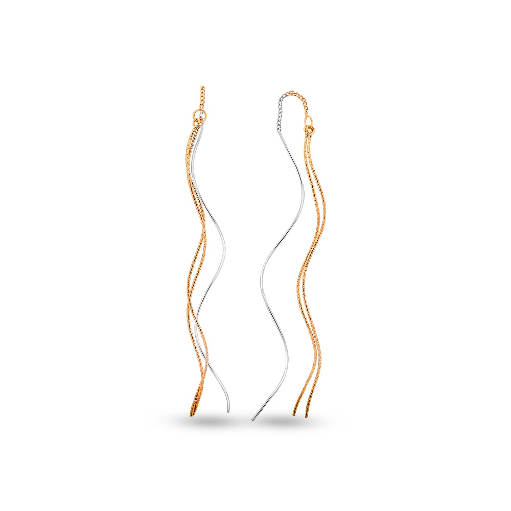 

Серьги из серебра без вставки 585Gold 702008947, 702008947