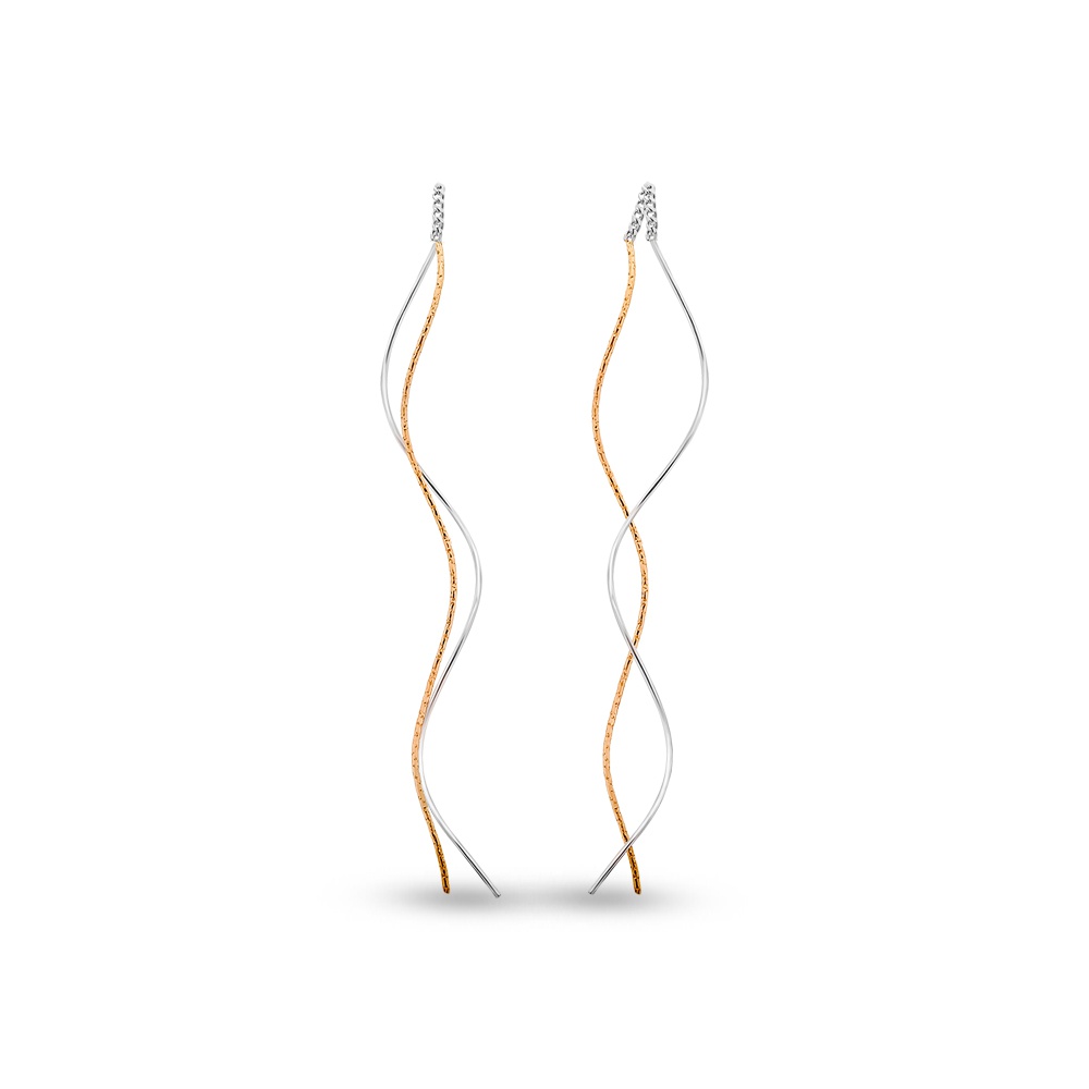 

Серьги из серебра без вставки 585Gold 702008945, 702008945