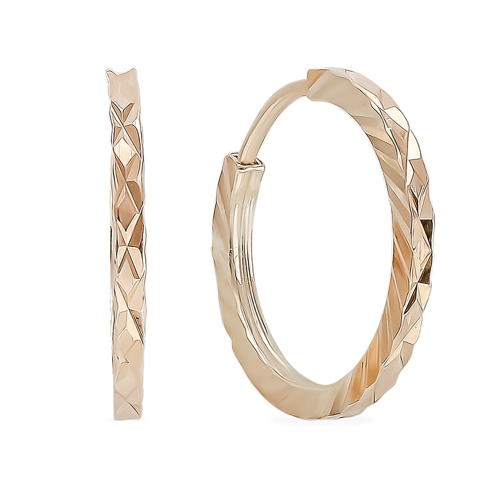 

Серьги конго из серебра 585Gold 702008969, 702008969