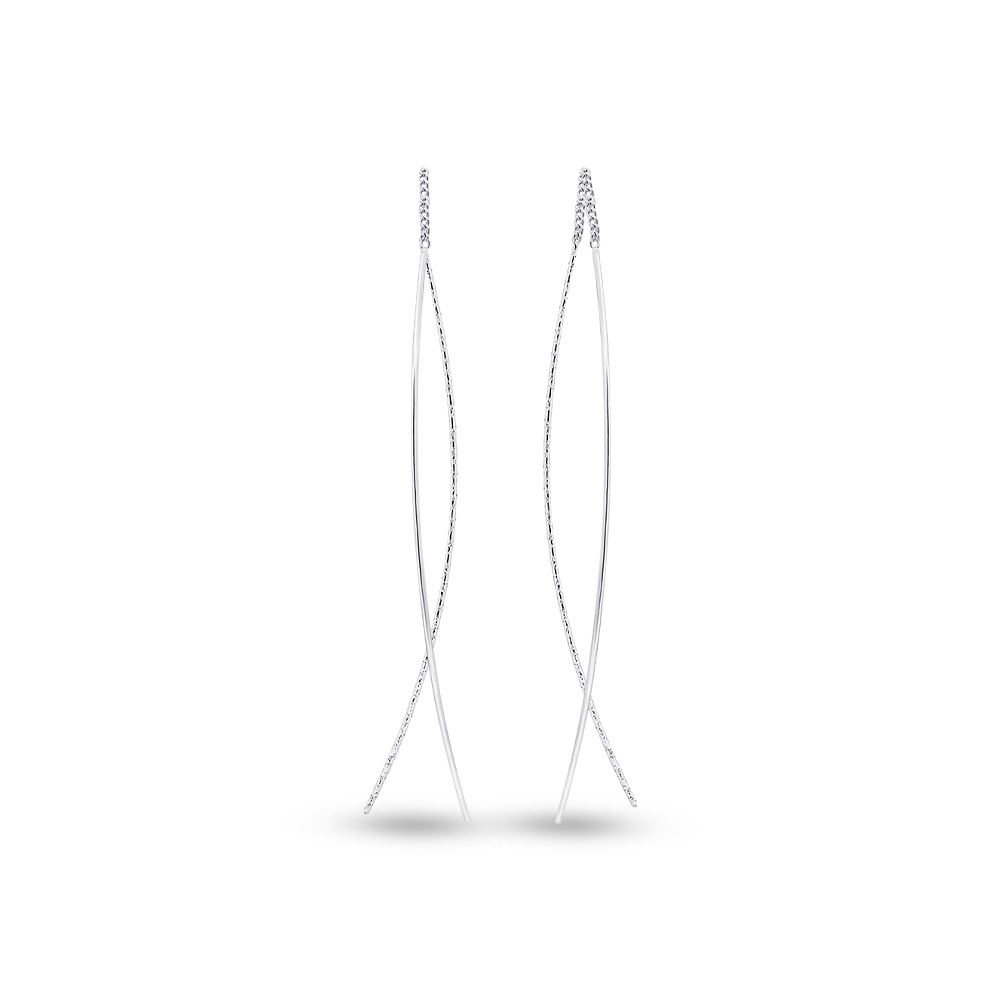 

Серьги продевки из серебра 585Gold 702008967, 702008967