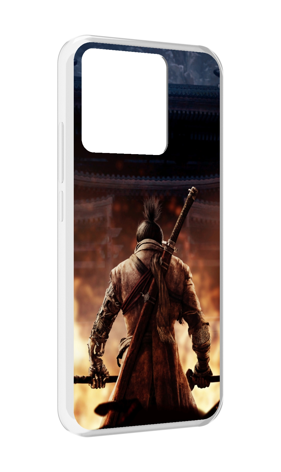 

Чехол MyPads Tocco для Xiaomi Redmi 10A sekiro, Прозрачный, Tocco