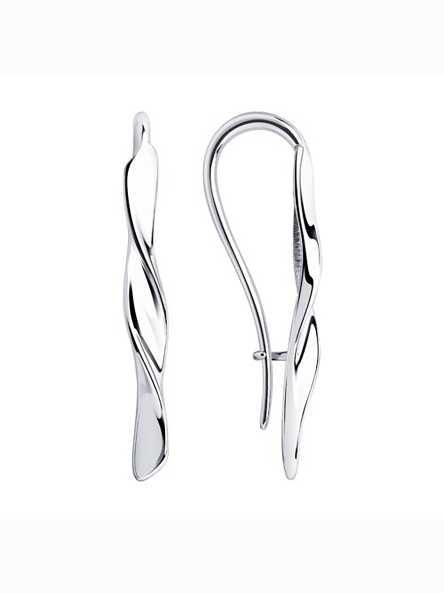 

Серьги из серебра без вставки 585Gold 702008885, 702008885