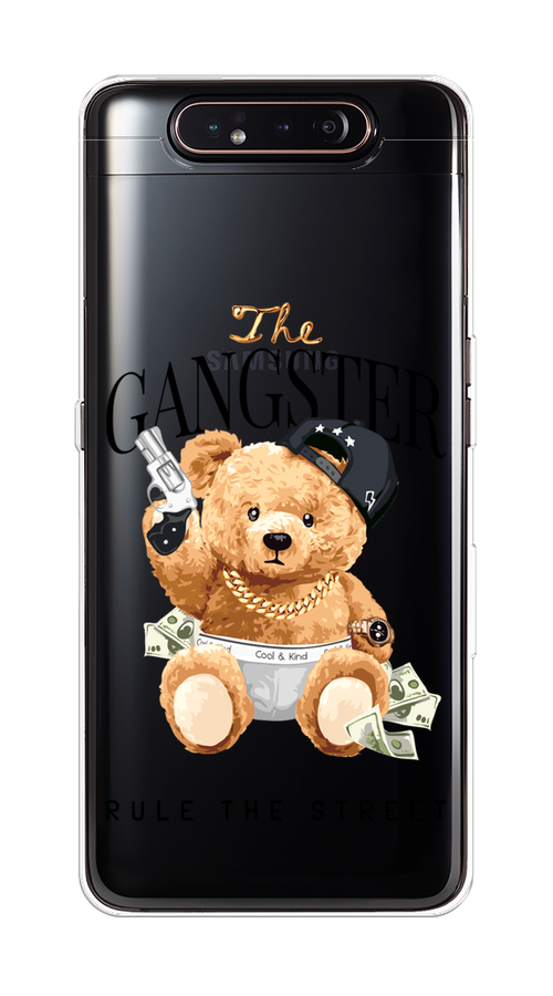 

Чехол на Samsung Galaxy A80 "The Gangster", Бежевый;серый;черный, 28350-6