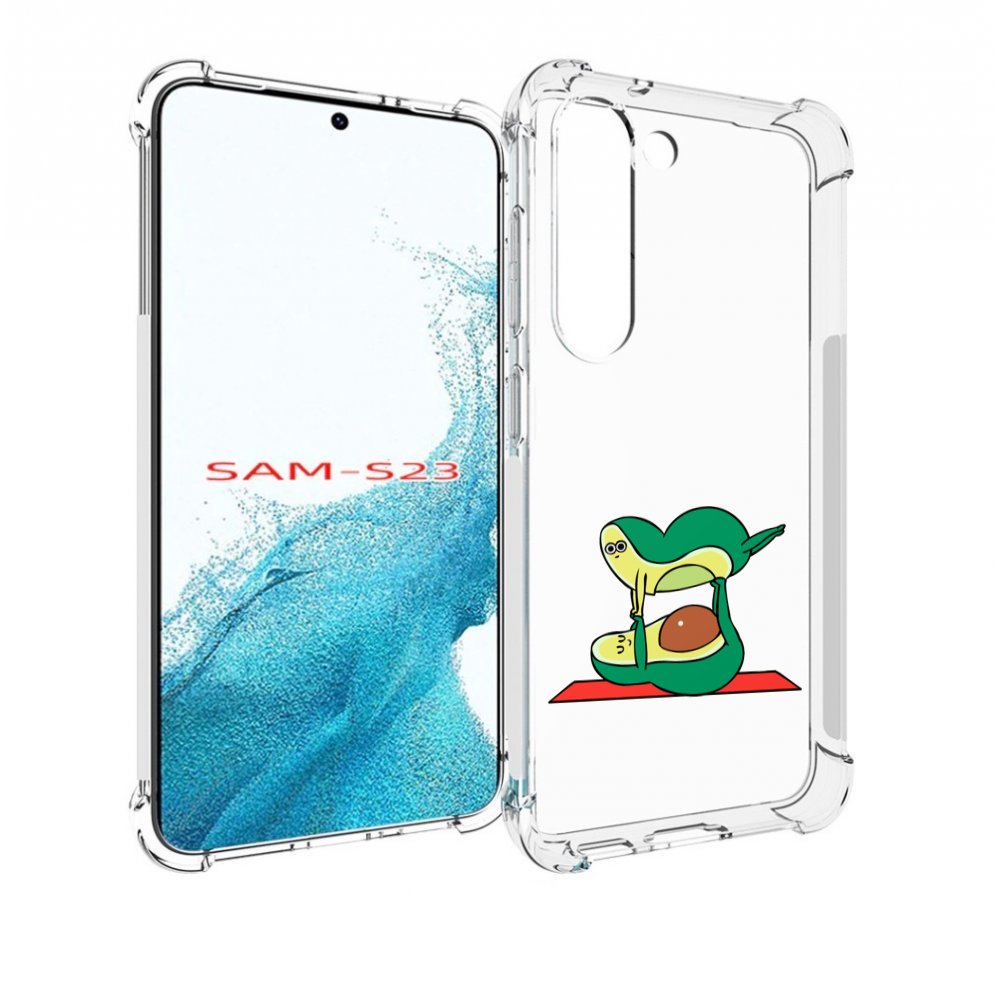 

Чехол MyPads Две-половинки для Samsung Galaxy S23, Прозрачный, Tocco